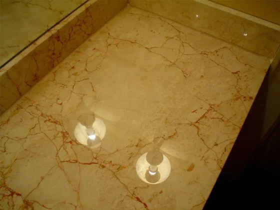 Marble Vanity After Restoration